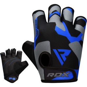 Рукавички для фітнесу RDX F6 Sumblimation Blue M - Зображення 3