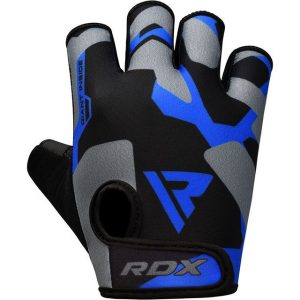 Рукавички для фітнесу RDX F6 Sumblimation Blue M - Зображення 4
