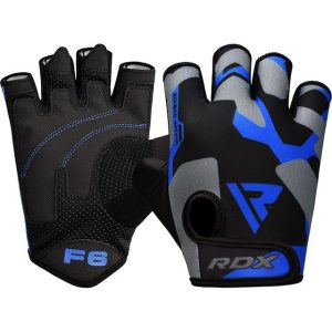 Рукавички для фітнесу RDX F6 Sumblimation Blue M - Зображення 7