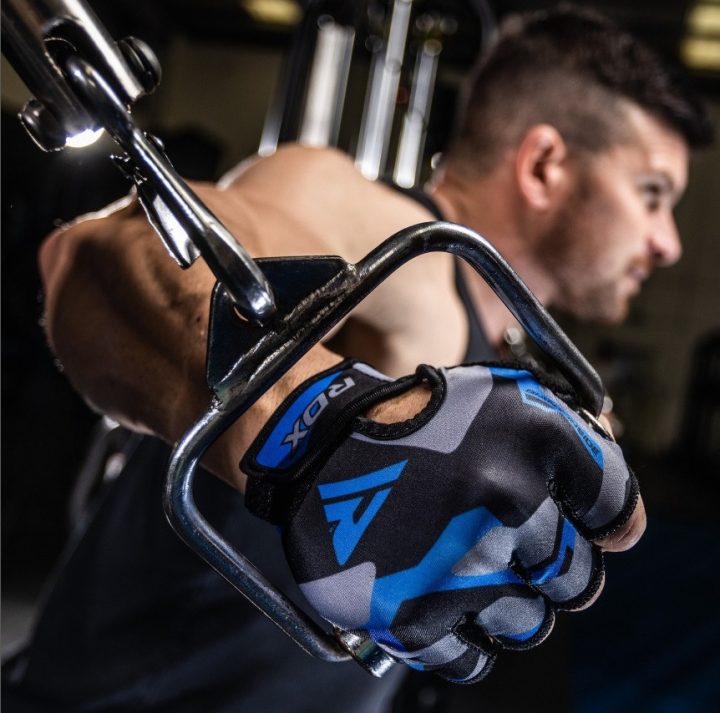 Рукавички для фітнесу RDX F6 Sumblimation Blue XXL - Зображення 8