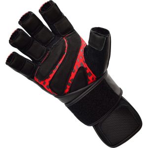 Рукавички для фітнесу RDX L7 Micro Plus Red/Black S - Зображення 5