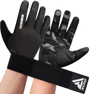 Рукавички для фітнесу RDX T2 Touch Screen Friendly Full Fingerf Black XL - Зображення 5