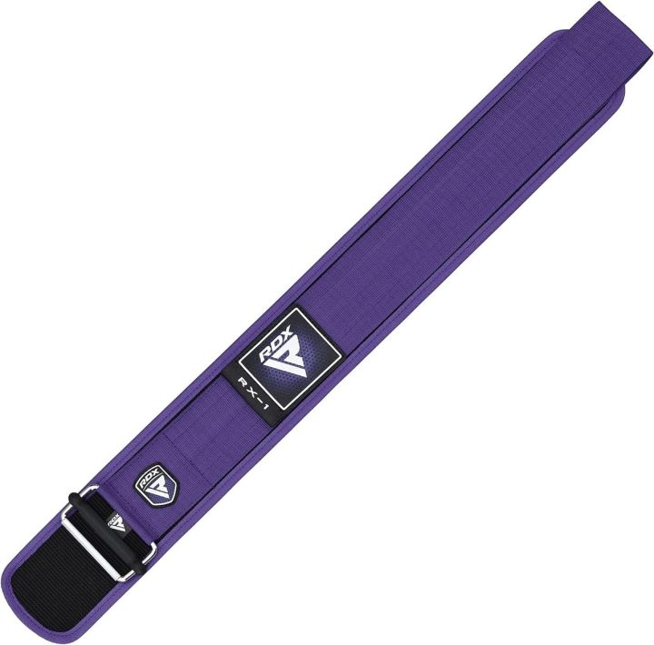 Пояс для важкої атлетики RDX RX1 Weight Lifting Belt Purple XS - Зображення 7