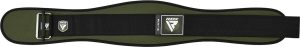 Пояс для важкої атлетики RDX RX3 EVA Curve неопреновий Army Green L - Зображення 9