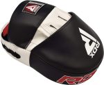 Лапи боксерські RDX T1 Curved White/Black - Зображення 2