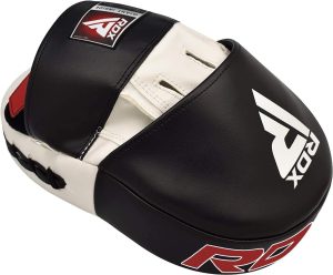 Лапи боксерські RDX T1 Curved White/Black - Зображення 2