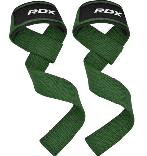 Лямки для тяги RDX W1 Gym Single Strap Army Green Plus - Зображення 1