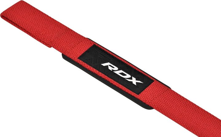 Лямки для тяги RDX W1 Gym Single Strap Red Plus - Зображення 3