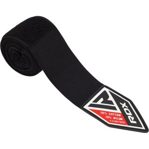 Бинти для боксу RDX WX Professional Boxing Hand Wraps Black (4.5м.) - Зображення 3