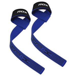 Лямки для тяги RDX S4 Gym Cotton Gel Straps Blue Plus - Зображення 3