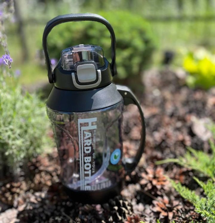 Пляшка для води CASNO 1900 мл KXN-1269 Чорна - Зображення 2