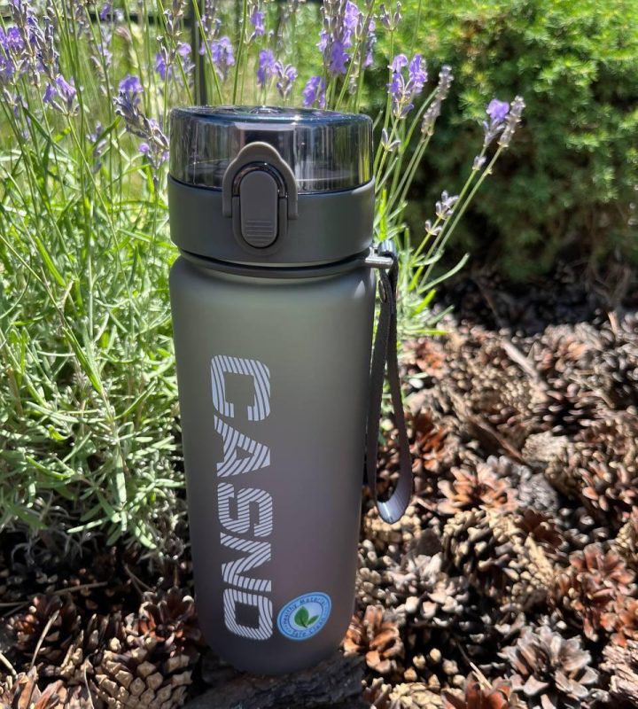 Пляшка для води CASNO 850 мл KXN-1183 Сіра - Зображення 7