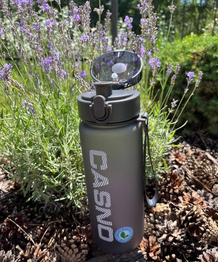 Пляшка для води CASNO 850 мл KXN-1183 Сіра - Зображення 6