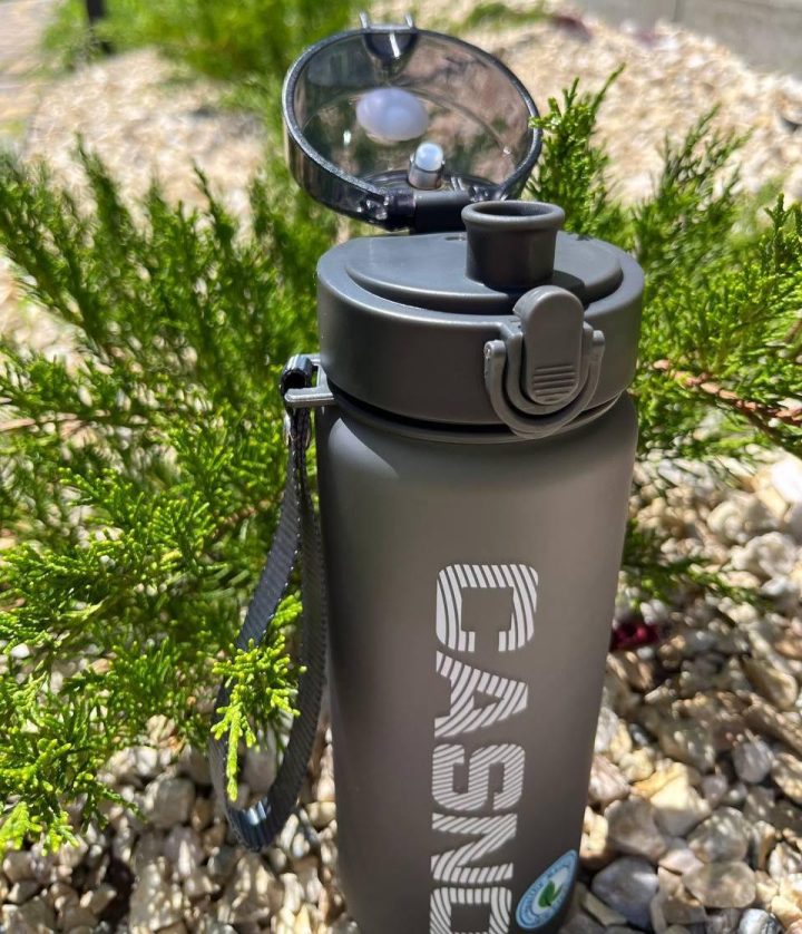 Пляшка для води CASNO 850 мл KXN-1183 Сіра - Зображення 4