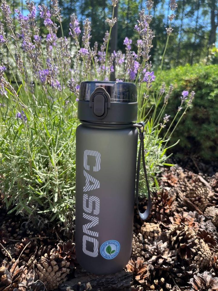 Пляшка для води CASNO 850 мл KXN-1183 Сіра - Зображення 8