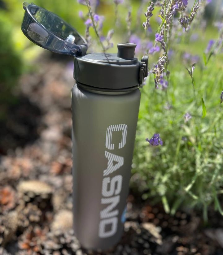 Пляшка для води CASNO 1050 мл KXN-1184 Сіра - Зображення 5