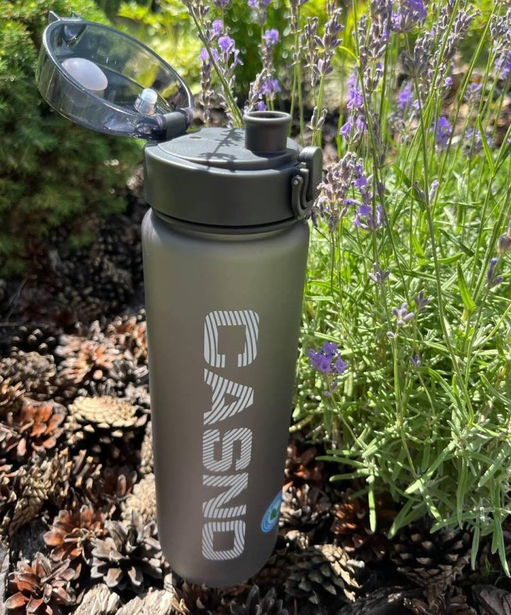 Пляшка для води CASNO 1050 мл KXN-1184 Сіра - Зображення 7