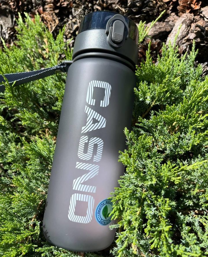 Пляшка для води CASNO 1050 мл KXN-1184 Сіра - Зображення 2