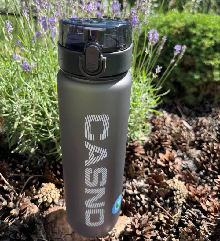 Пляшка для води CASNO 1050 мл KXN-1184 Сіра - Зображення 8