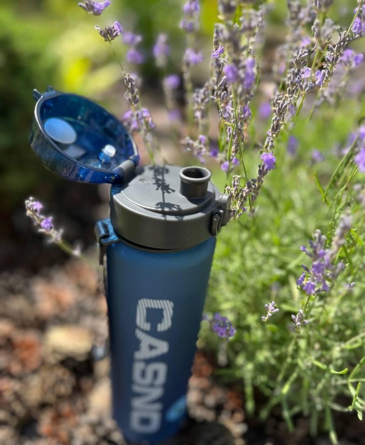 Пляшка для води CASNO 1050 мл KXN-1184 Синя - Зображення 3