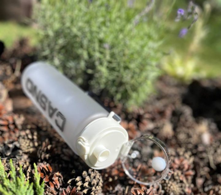 Пляшка для води CASNO 1050 мл KXN-1184 Біла - Зображення 5