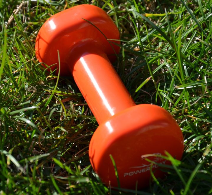 Гантелі вінілові PowerPlay 2 * 1 кг. PP_4103 Помаранчеві (2шт. - пара) + Резинка для фітнесу 7,5кг - Зображення 6