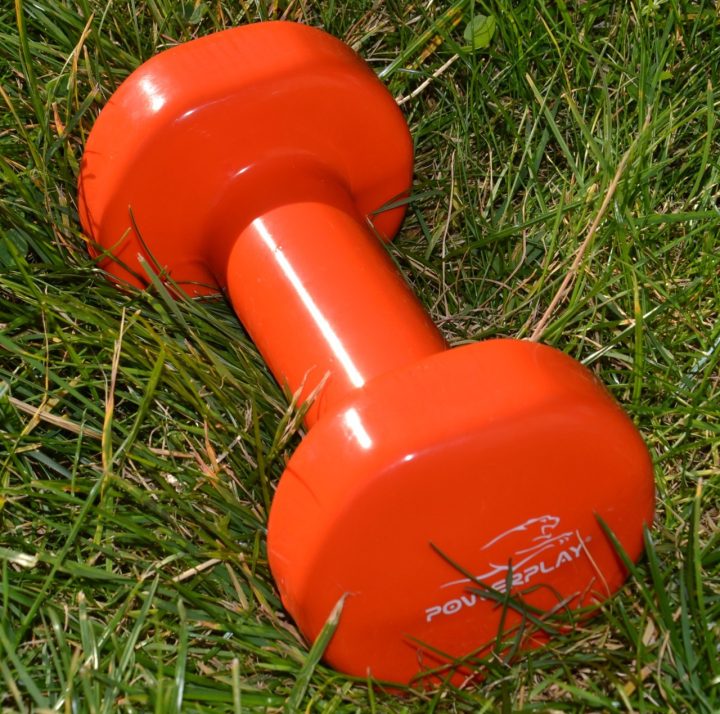 Гантелі вінілові PowerPlay 2 * 1 кг. PP_4103 Помаранчеві (2шт. - пара) + Резинка для фітнесу 7,5кг - Зображення 10