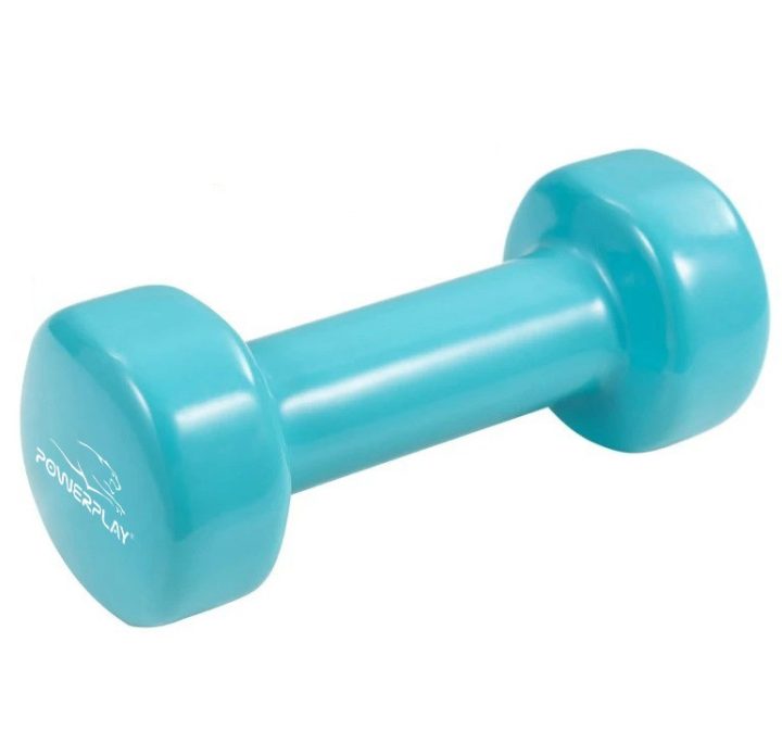 Гантель вінілова PowerPlay 0,5 кг. PP_4103 Блакитна (1шт.) - Зображення 3