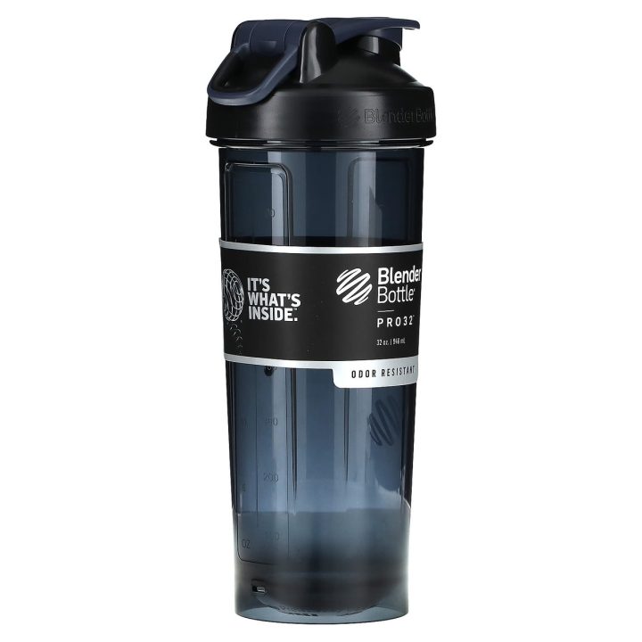 Спортивная бутылка-шейкер BlenderBottle Pro32 Tritan 940ml Black - Зображення 8