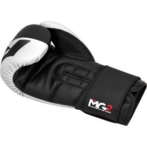 Боксерські рукавиці RDX F4 Boxing Sparring Gloves Hook&Loop WHITE/BLACK 14 унцій (капа у комплекті) - Зображення 4