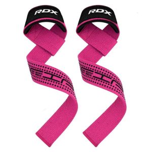 Лямки для тяги RDX S4 Gym Cotton Gel Straps Pink Plus - Зображення 3