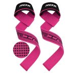 Лямки для тяги RDX S4 Gym Cotton Gel Straps Pink Plus - Зображення 4