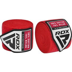 Бинти для боксу RDX WX Professional Boxing Hand Wraps Red (4.5м.) - Зображення 6