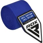 Бинти для боксу RDX WX Professional Boxing Hand Wraps Blue (4.5м.) - Зображення 2