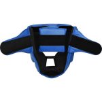 Боксерський шолом RDX T1 Grill Full Blue M (капа у комплекті) - Зображення 4