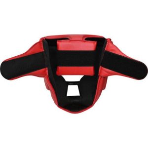 Боксерський шолом RDX T1 Grill Full Red M (капа у комплекті) - Зображення 3