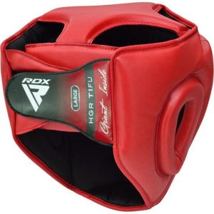 Боксерський шолом RDX T1 Grill Full RED XL (капа в комплекті) - Зображення 6