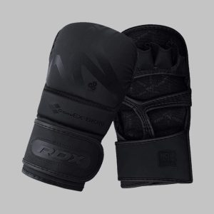 Рукавиці для ММА (Греплінгові рукавички) RDX T15 Noir Inner Matte Black M - Зображення 9