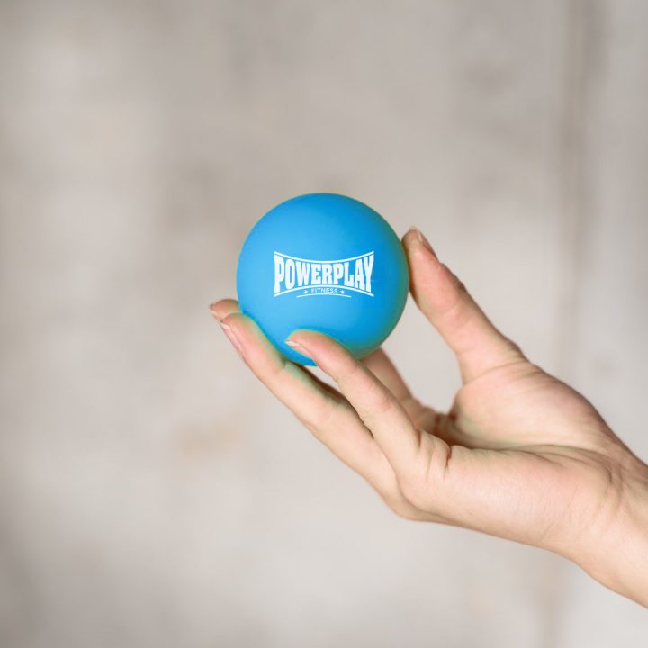 Масажний силіконовий м'яч PowerPlay PP-4354 Silicone Lacrosse Ball (6.3см.) Синій - Зображення 2