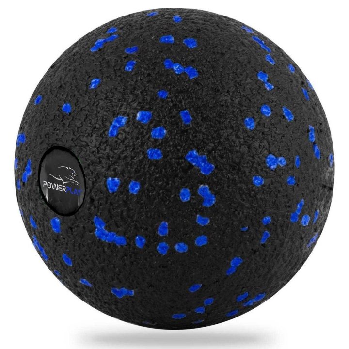 Масажний м'яч PowerPlay PP-4350 Epp Massage Ball (d8) Чорно/Синій - Зображення 2