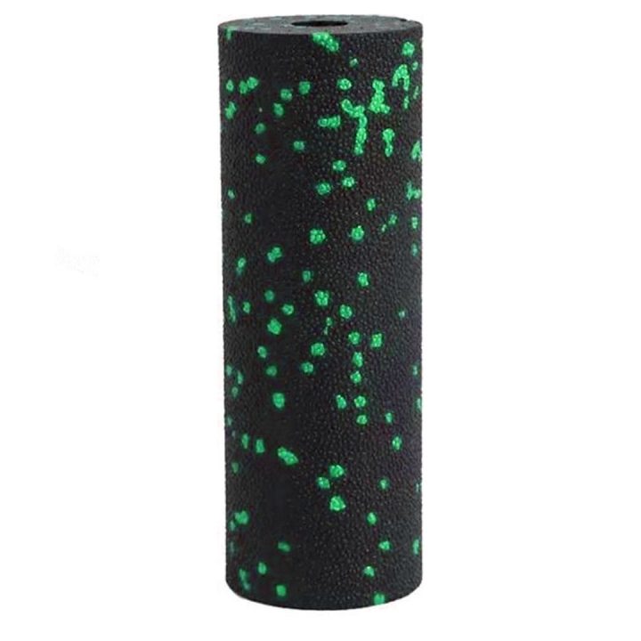 Масажний ролик (роллер) гладкий PowerPlay PP-4346 Mini EPP Foam Roller Чорно/Зелений (15x5,3см.) - Зображення 2