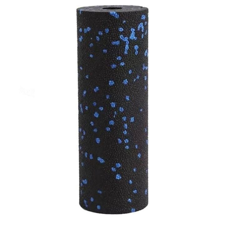 Масажний ролик (роллер) гладкий PowerPlay PP-4346 Mini EPP Foam Roller Чорно/Синій (15x5,3см.) - Зображення 2