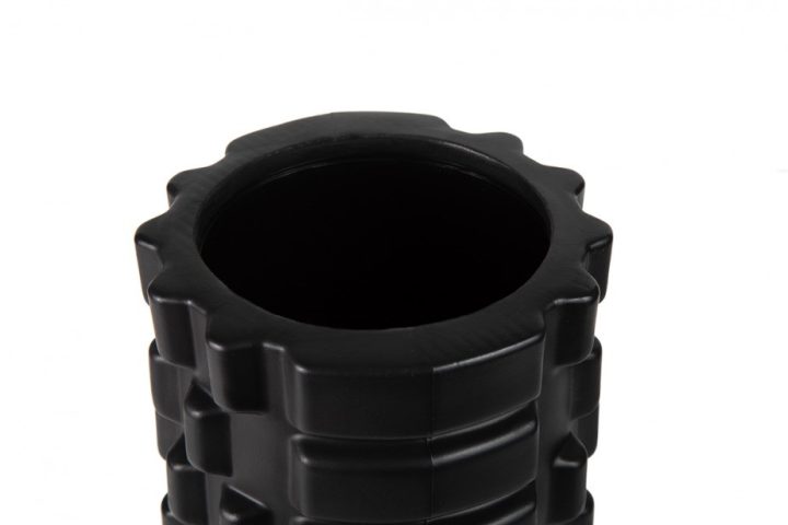 Масажний ролик (роллер) PowerPlay 4025 Massage Roller Чорний (33x14см.) - Зображення 3