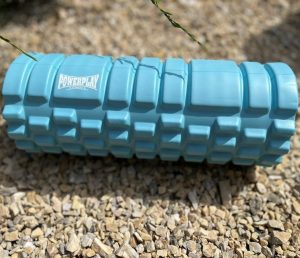 Масажний ролик (роллер) PowerPlay 4025 Massage Roller Синій (33x14см.) - Зображення 5