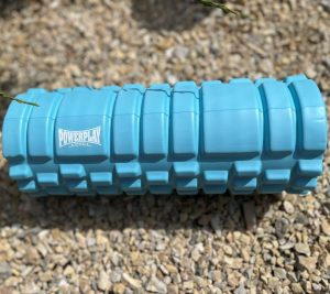 Масажний ролик (роллер) PowerPlay 4025 Massage Roller Синій (33x14см.) - Зображення 7