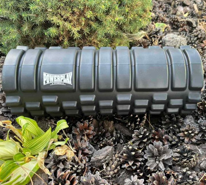Масажний ролик (роллер) PowerPlay 4025 Massage Roller Чорний (33x14см.) - Зображення 8