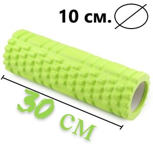 Масажний ролик (роллер) PowerPlay 4342 Massage Roller Зелений (30x10см.) - Зображення 10