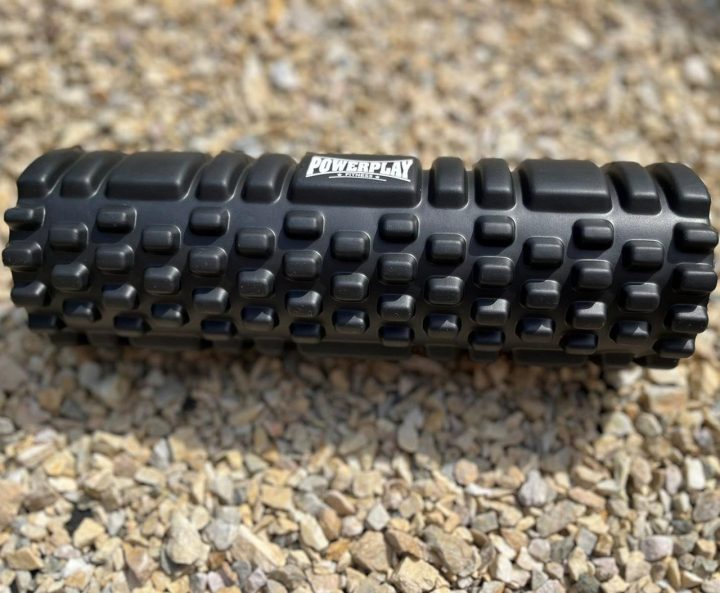 Масажний ролик (роллер) PowerPlay 4342 Massage Roller Чорний (30x10см.) - Зображення 7