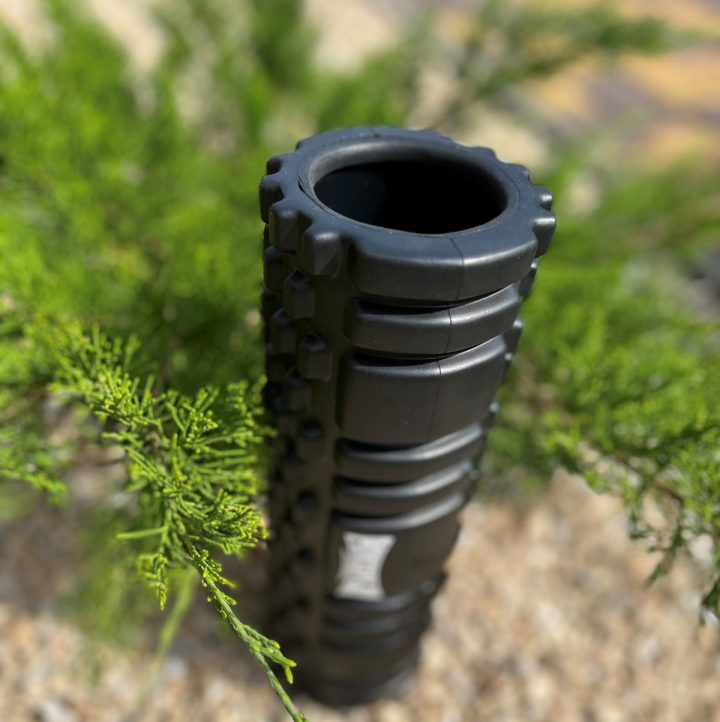 Масажний ролик (роллер) PowerPlay 4342 Massage Roller Чорний (30x10см.) - Зображення 5