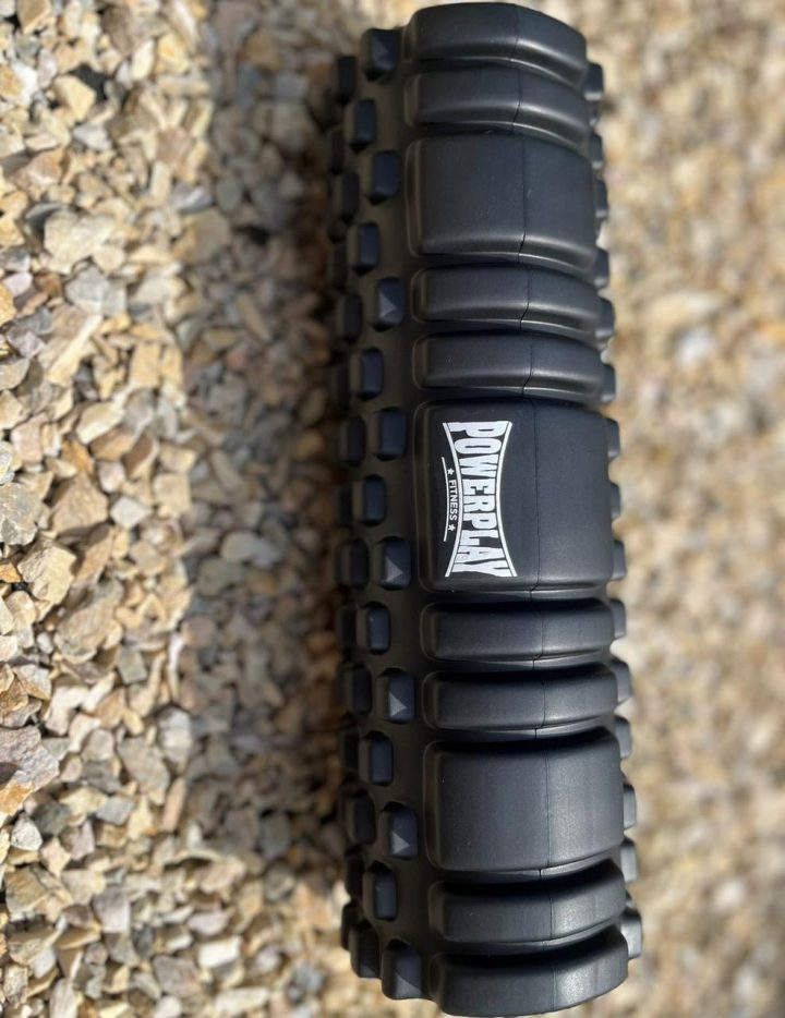 Масажний ролик (роллер) PowerPlay 4342 Massage Roller Чорний (30x10см.) - Зображення 6